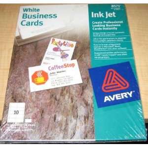  Avery 8571 White Business Cards Electronics