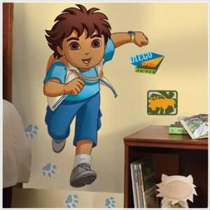 Go Diego Go Mega Decal Pack   Includes 1 Giant Diego Decal (19 Pieces 