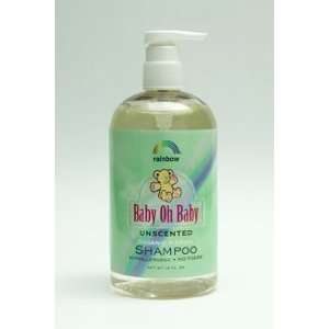  Organic Herbal Baby Shampoo Unscented 16oz. By Rainbow 