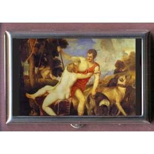 TITIAN VENUS AND ADONIS CARD OR COIN, MINT OR PILL BOX MADE IN USA