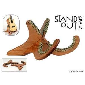   OUT SOLID AFRICAN MAHOGANY UKULELE STAND HEMP TRIM 