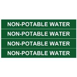  NON POTABLE WATER ____Pipe Tubing Labels 