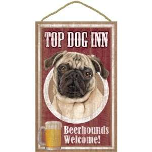  Pug (Brown/tan) Top Dog Inn Beerhounds Welcome 