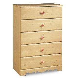 South Shore Furniture, Lily Rose Collection, 5 Drawer Chest, Romantic 