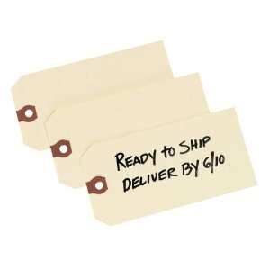 Avery Shipping Tags, Paper, 5.25 x 2.625 Inches, Manila, Pack of 1000 