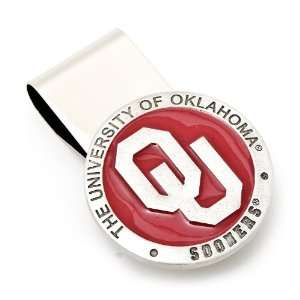  Pewter OU Sooners NCAA Money Clip 
