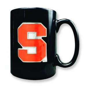    Syracuse University Black Ceramic Coffee Mug 15oz