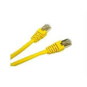  10ft CAT5e Shielded Patch Cable Yellow Electronics