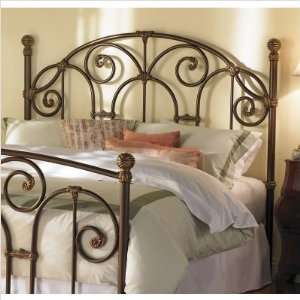 Cornell Headboard Only Finish Aged Brass, Size California King
