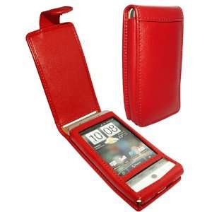   Frama 447 Red Leather Case for HTC Hero GSM Cell Phones & Accessories