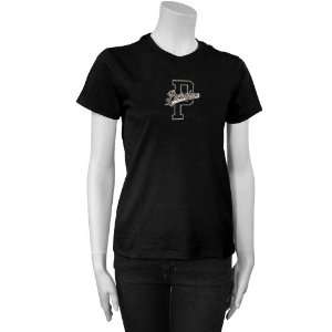   Boilermakers Black Ladies Stretch Logo T shirt