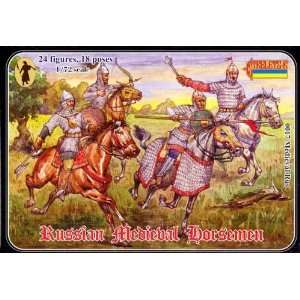   Rus Russian Horsemen (12 w/12 Horses) 1 72 Strelets Toys & Games