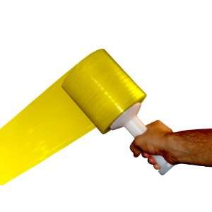  18 Rolls Yellow Hand Pallet Shrink Wrap Plastic Stretch 