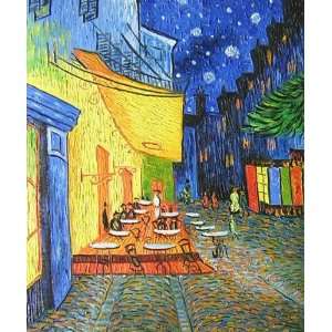 Van Gogh Caf? in Paris Oil Painting on Canvas Hand Made Replica Finest 