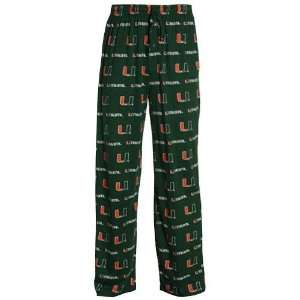  Miami Hurricanes Green T2 Pajama Pants