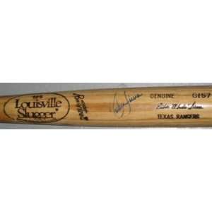 Ruben Sierra Signed Game Used Ls Pm Bat Jsa Coa   Autographed MLB Bats