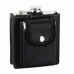  Gorham Thats Entertainment Flask in Leather Pouch 