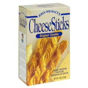  Macys, Cheesestick Cheddar, 4 OZ (Pack of 12) Health 