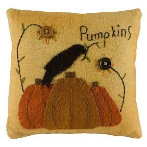  Mini Crow Pumpkin Pillow