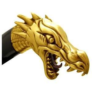 Fantasy Dragon Dagger   Gold 