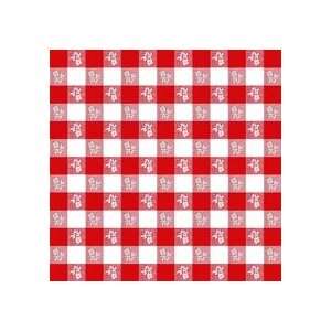  Red Gingham Plastic Banquet Roll Toys & Games