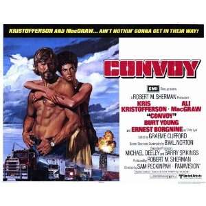  Convoy (1978) 22 x 28 Movie Poster Half Sheet Style A 