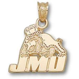  James Madison University JMU Bulldog Pendant (Gold 