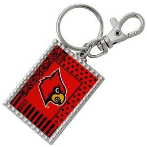  NCAA Louisville Cardinals Girly Girl Keychain Sports 