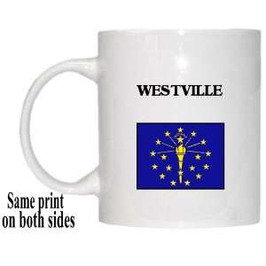    US State Flag   WESTVILLE, Indiana (IN) Mug 