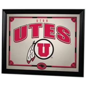  University of Utah 22 Printed Mirror   NCAA Sports 