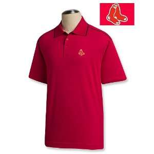 com Boston Red Sox Mens Alliance Organic Polo by Cutter & Buck   Red 