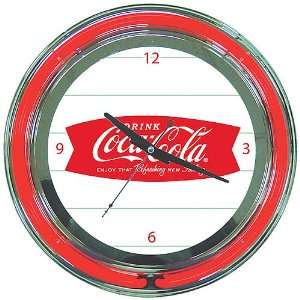  Trademark Global Coca Cola 14 Neon Clock   Refreshing Feeling 