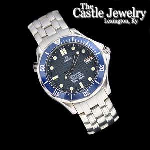 Omega Seamaster Professional Chronometer SS Blue On Blue Mens Watch 