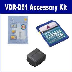 Panasonic VDR D51 Camcorder Accessory Kit includes KSD2GB 