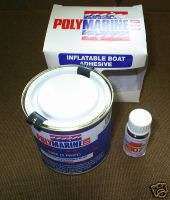 INFLATABLE BOAT GLUE 2 PART ADHESIVE HYPALON DINGHY NEW  