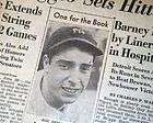 JOE DIMAGGIO Game Hitting Streak RECORD New York Yankees Clipper 1941 