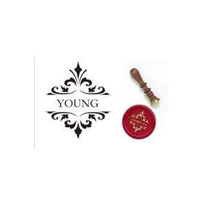   Wax Seal  Fleur Design with your Name or Text Arts, Crafts & Sewing