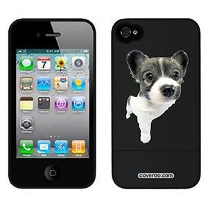  Papillon Puppy on AT&T iPhone 4 Case by Coveroo  