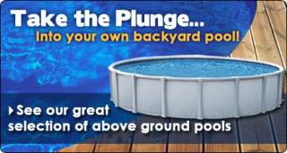 See our selection of above ground pools