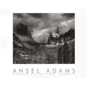  Ansel Adams   Clearing Winter Storm Embossed Authorized 