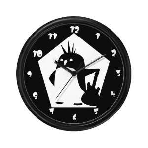  Rebel Penguin Cool Wall Clock by 