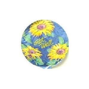  7 Airfill Get Well Sunflower M282   Mylar Balloon Foil 