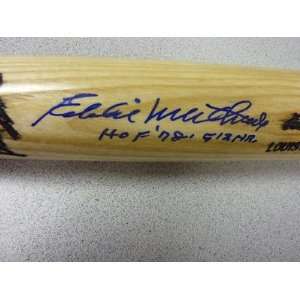   Bat   HOF 78 512 HR PSA COA   Autographed MLB Bats