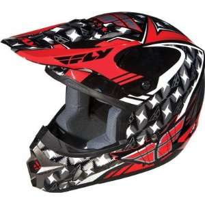  Fly Racing Kinetic Flash Helmet Youth Red/Black/White 