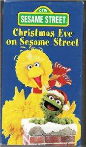 CHRISTMAS EVE ON SESAME STREET VHS VIDEO  