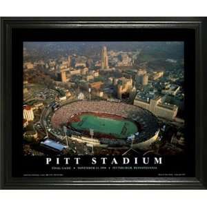  Pittsburgh Panthers   Pitt Stadium Aerial   Lg   Framed 