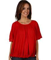 DKNYC   Batwing Pleated Blouse