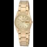 Seiko SXA122 Ladies Gold Tone Stainless Steel Watch  