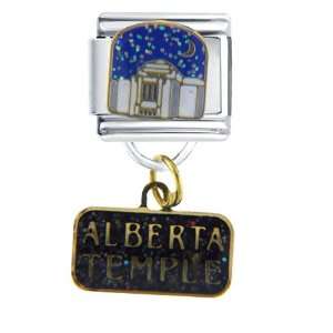  Mormon Temple Alberta, Bc, Canada Italian Charms Bracelet 