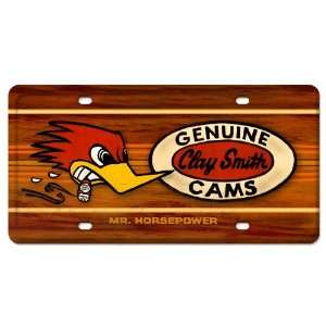   A102 Genuine Clay Smith Cams Woody License Plate Automotive
